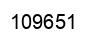 Número 109651 imagen negro