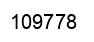 Number 109778 black image