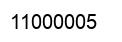 Número 11000005 imagen negro