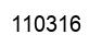 Number 110316 black image