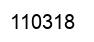 Number 110318 black image