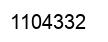 Number 1104332 black image