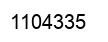 Number 1104335 black image