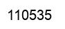 Número 110535 imagen negro
