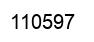 Number 110597 black image