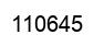 Número 110645 imagen negro