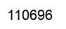 Number 110696 black image
