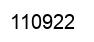 Número 110922 imagen negro