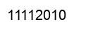 Number 11112010 black image
