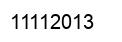 Number 11112013 black image
