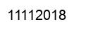 Number 11112018 black image