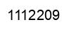 Number 1112209 black image