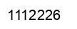 Number 1112226 black image