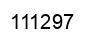 Number 111297 black image