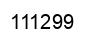 Number 111299 black image