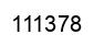 Número 111378 imagen negro