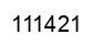 Número 111421 imagen negro
