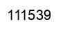 Number 111539 black image