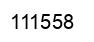 Número 111558 imagen negro
