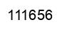Number 111656 black image