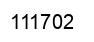 Number 111702 black image