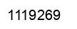Number 1119269 black image
