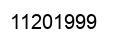 Number 11201999 black image