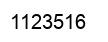 Number 1123516 black image