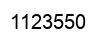 Number 1123550 black image