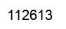 Número 112613 imagen negro