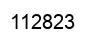 Number 112823 black image