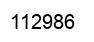 Número 112986 imagen negro