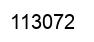 Number 113072 black image