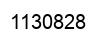Number 1130828 black image