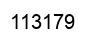 Number 113179 black image