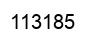 Number 113185 black image