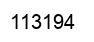 Number 113194 black image