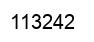 Número 113242 imagen negro