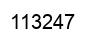 Number 113247 black image