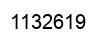 Number 1132619 black image