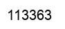 Number 113363 black image
