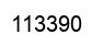 Number 113390 black image