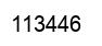 Number 113446 black image
