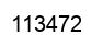 Number 113472 black image