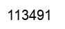 Número 113491 imagen negro