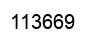 Number 113669 black image
