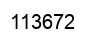 Number 113672 black image