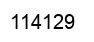 Number 114129 black image