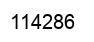 Number 114286 black image