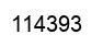 Number 114393 black image
